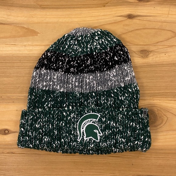 michigan state university Accessories - MSU Michigan state stripe knit winter hat beanie
